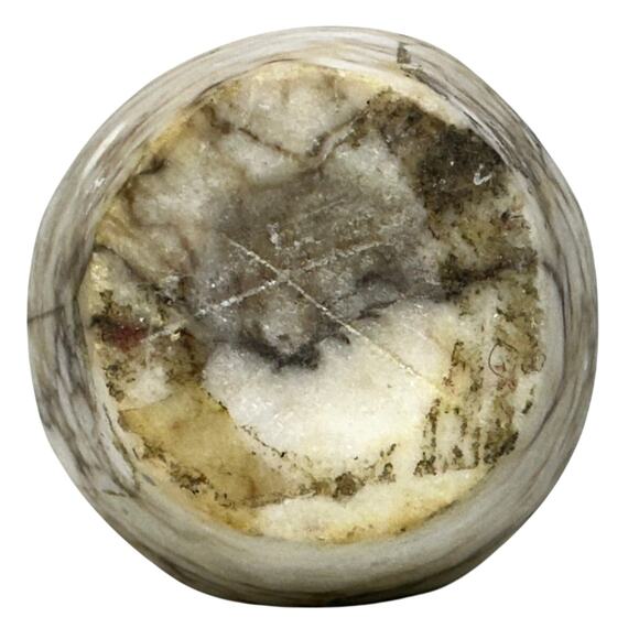 Antique Late 1800s Italian Objets d'Art Marble 6" Vase Exquisite Elegant Design - Picture 7 of 7